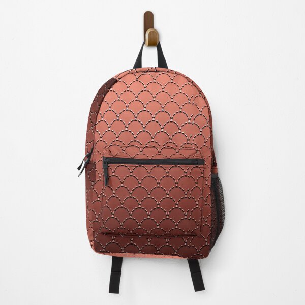 Item preview, Sashiko Fishscale Terra Cotta designed and sold by Nina May Designs.