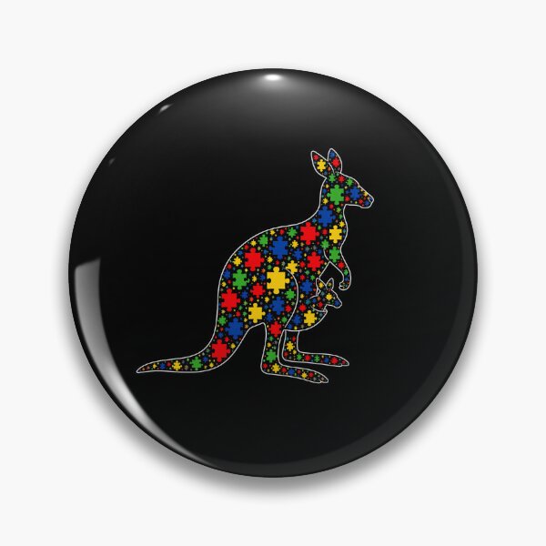 Item preview, Autism Awareness- Red Kangaroo designed and sold by CaptainAutism12.