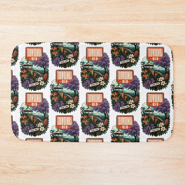 Item preview, Toowoomba Queensland Australia Vintage Travel Poster designed and sold by TravelersGems.