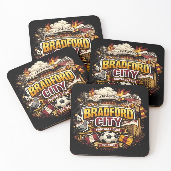 Item preview, Bradford City FC – Retro Football Fan T-Shirt | Bantams Supporter Design designed and sold by GarnerSupplyCo.