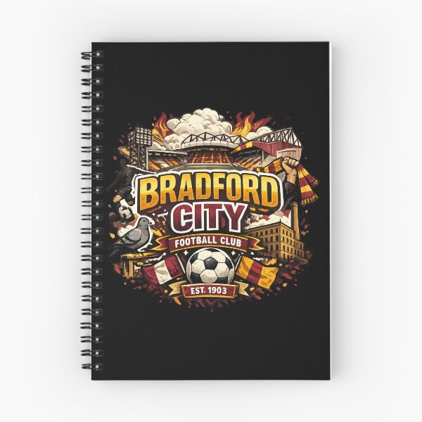 Item preview, Bradford City FC – Retro Football Fan T-Shirt | Bantams Supporter Design designed and sold by GarnerSupplyCo.