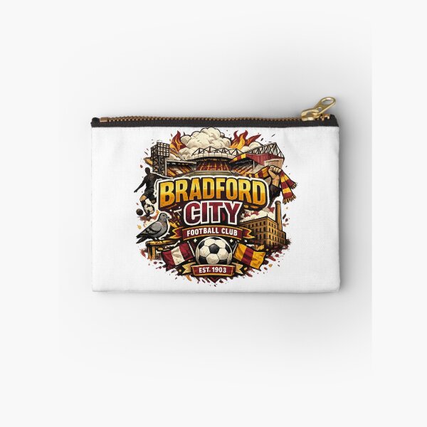 Item preview, Bradford City FC – Retro Football Fan T-Shirt | Bantams Supporter Design designed and sold by GarnerSupplyCo.