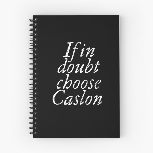 Item preview, If in doubt use Caslon. v.9 designed and sold by x1brett.