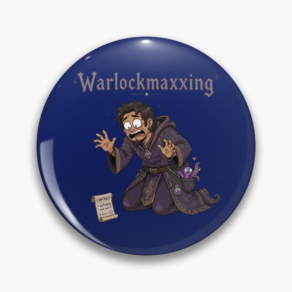Item preview, A Guide to Warlockmaxxing (Dark Edition) - DND RPG Meme designed and sold by Dice_Goblin_Studio.