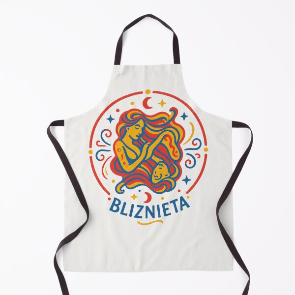 Item preview, Colorful Gemini Twins Zodiac Sign - Retro Celestial Art designed and sold by mijaczeek.