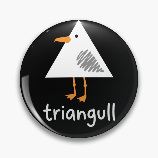 Item preview, Triangull Funny Seagull Pun Geometry Bird designed and sold by Doodleoub.