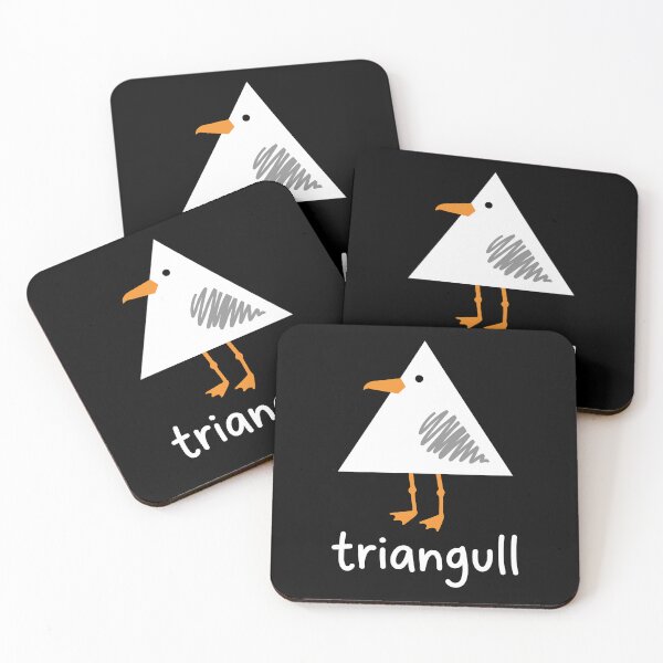 Item preview, Triangull Funny Seagull Pun Geometry Bird designed and sold by Doodleoub.