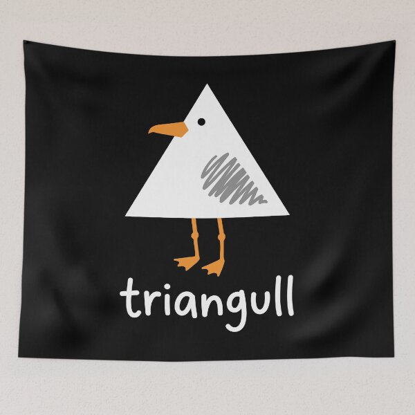 Item preview, Triangull Funny Seagull Pun Geometry Bird designed and sold by Doodleoub.