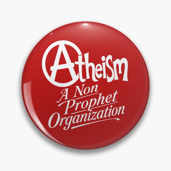 Item preview, Circled Atheism Motif and Tagline White Design designed and sold by taiche.