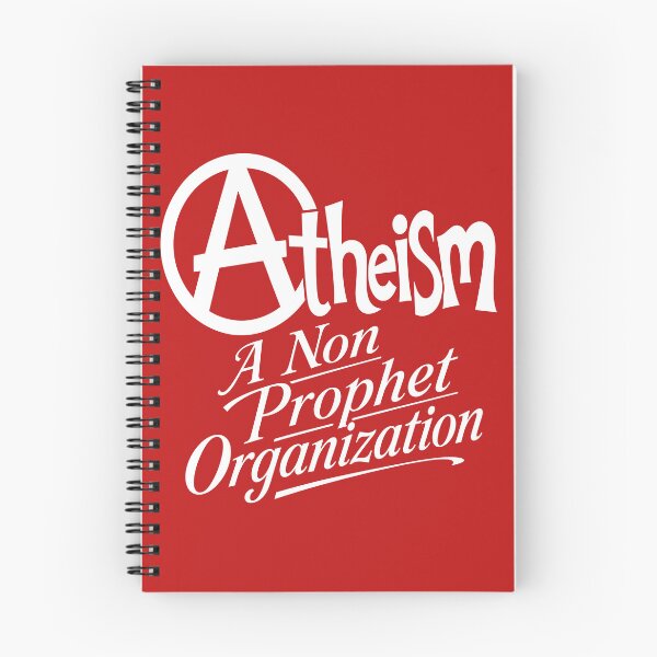 Item preview, Circled Atheism Motif and Tagline White Design designed and sold by taiche.