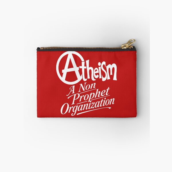 Item preview, Circled Atheism Motif and Tagline White Design designed and sold by taiche.