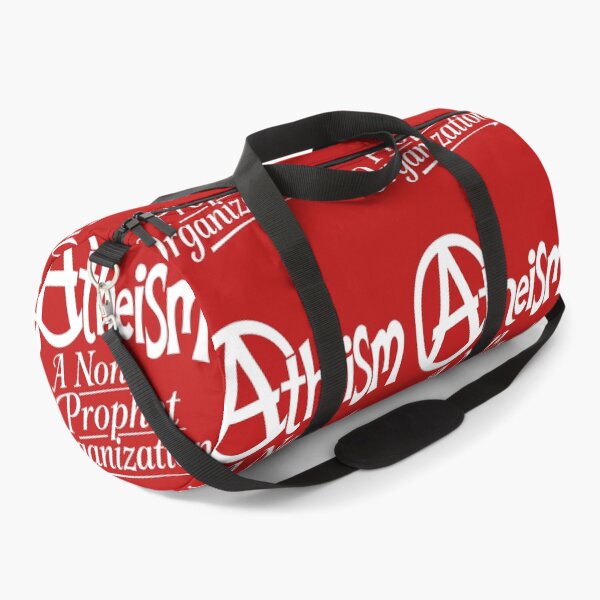 Item preview, Circled Atheism Motif and Tagline White Design designed and sold by taiche.