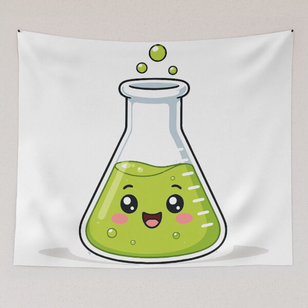 Item preview, Back to School Chemistry Flask T-Shirt & Sticker | Cute Kawaii Science Lab Design | Teacher & Student Gift designed and sold by Sunday.Supply.