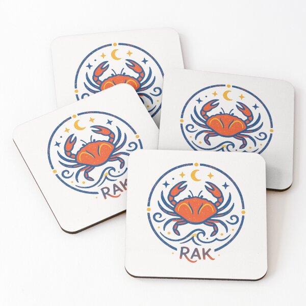 Item preview, Retro Cancer Crab Zodiac Sign - Celestial Boho Astrology designed and sold by mijaczeek.