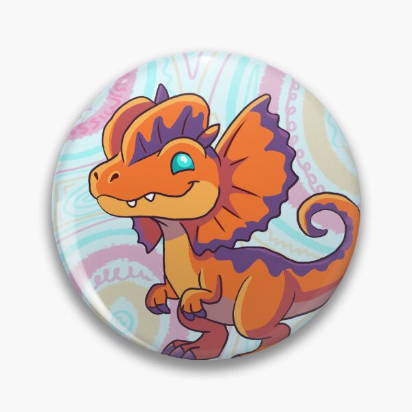 Item preview, dilophosaurus dinosaur  designed and sold by DoodlingMissy.