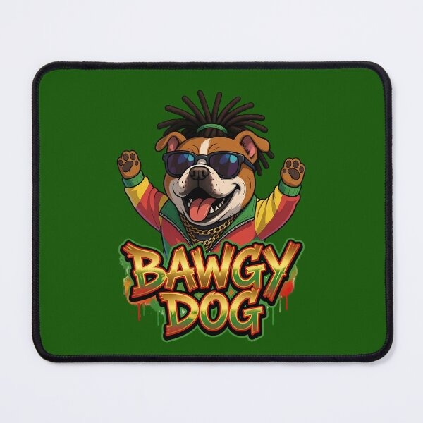 Item preview, Bawgy Dog Reggae Pitbull Rasta Vibe designed and sold by digitalbob60.