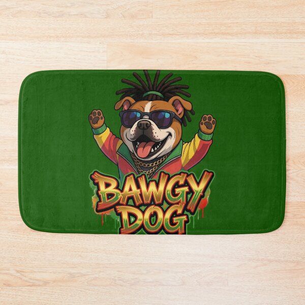 Item preview, Bawgy Dog Reggae Pitbull Rasta Vibe designed and sold by digitalbob60.