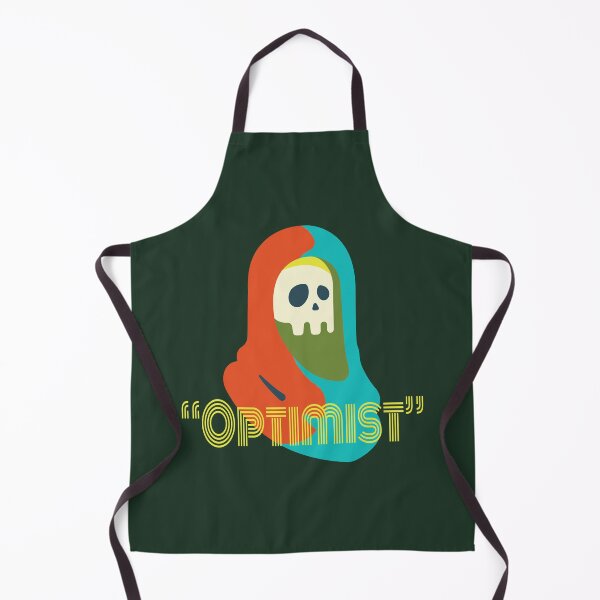 Item preview, Ironic Optimist Grim Reaper Skull - Retro Colorful Goth designed and sold by ANJ Creative Designs.