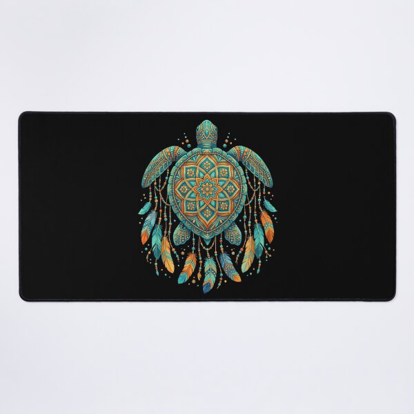 Item preview, Ocean Turtle Mandala Dreamcatcher Bohemian Sea Life Lover designed and sold by Doodleoub.