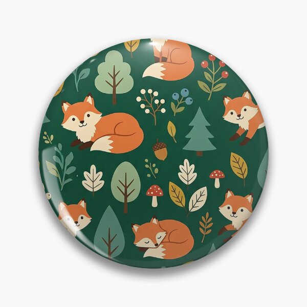 Item preview, Cute Fox Seamless Pattern Design designed and sold by ashenlocs.