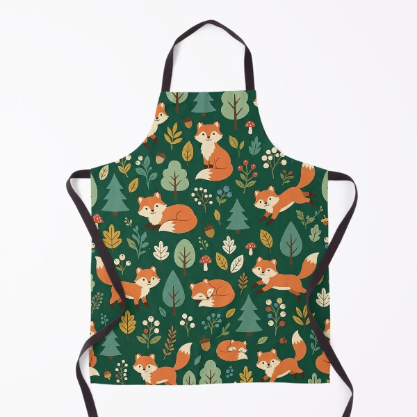 Item preview, Cute Fox Seamless Pattern Design designed and sold by ashenlocs.