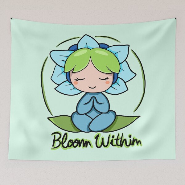 Item preview, Bloom Within Little Girl designed and sold by Phyllya Design.