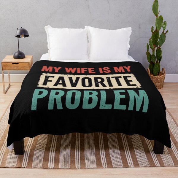 Item preview, My Wife Is My Favorite Problem Husband Marriage Humor Gift designed and sold by Doodleoub.