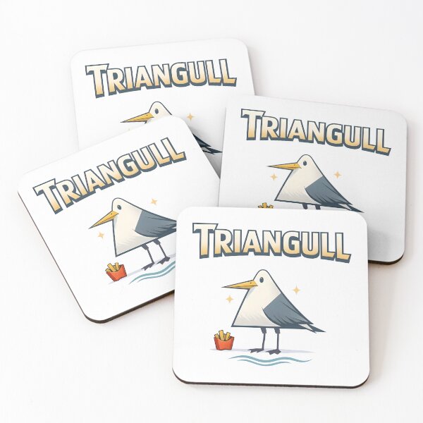 Item preview, Triangull Shirt, Funny Triangle Seagull Bird Pun Graphic Tee, Cute Geometric Cartoon Design, Nerdy Math Gift for Geometry Lovers designed and sold by Catspeachy.