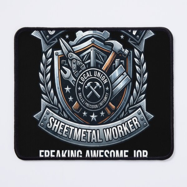 Item preview, Journeyman Sheetmetal Worker T Shirt - Freaking Awesome designed and sold by startyourarts.