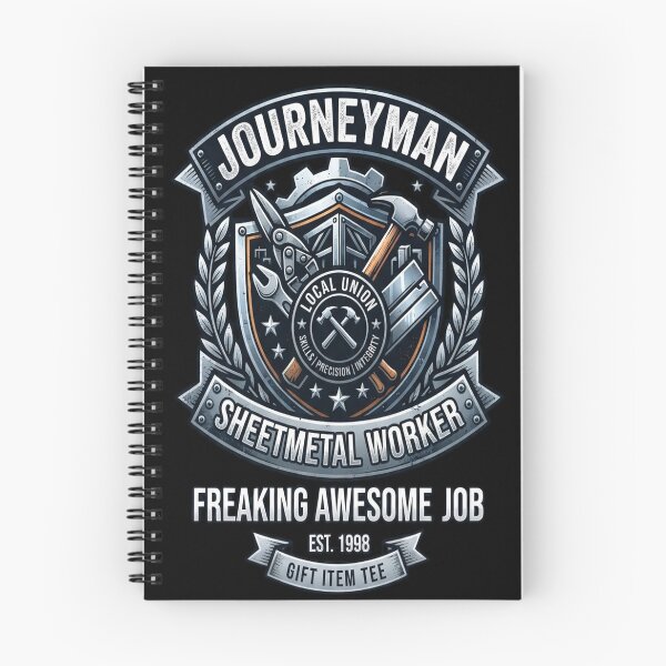 Item preview, Journeyman Sheetmetal Worker T Shirt - Freaking Awesome designed and sold by startyourarts.
