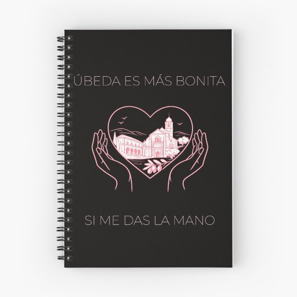 Item preview, Úbeda is More Beautiful if You Give Me Your Hand - Romantic Illustration with Heart and Monuments designed and sold by TrazoLibreCo7.