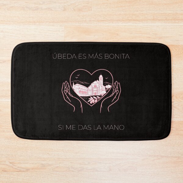 Item preview, Úbeda is More Beautiful if You Give Me Your Hand - Romantic Illustration with Heart and Monuments designed and sold by TrazoLibreCo7.