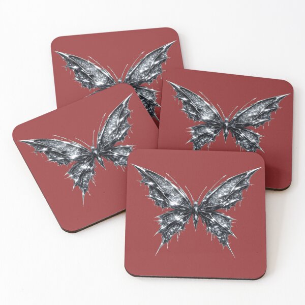 Item preview, Cyber Gothic Tribal Butterfly Art designed and sold by RoyalEarthstore.