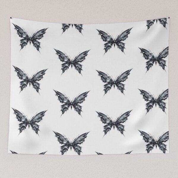 Item preview, Cyber Gothic Tribal Butterfly Art designed and sold by RoyalEarthstore.