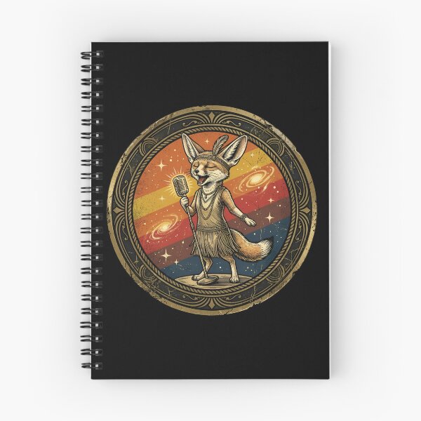 Item preview, Retro Jazz Singer Fox Vintage Badge designed and sold by DuckOddity.