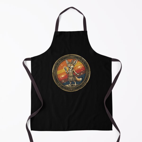 Item preview, Retro Jazz Singer Fox Vintage Badge designed and sold by DuckOddity.