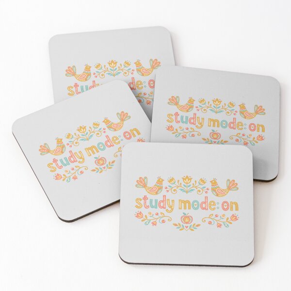 Item preview, Study Mode On Folk Art Floral Sticker designed and sold by hattie's.