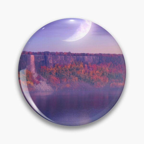 Item preview, Hudson River Nocturne - Palisades Autumn's Crescent designed and sold by CleverCulture.