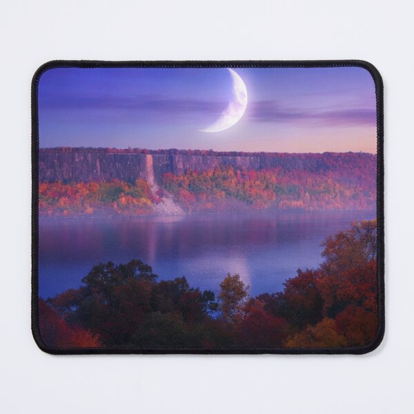 Item preview, Hudson River Nocturne - Palisades Autumn's Crescent designed and sold by CleverCulture.