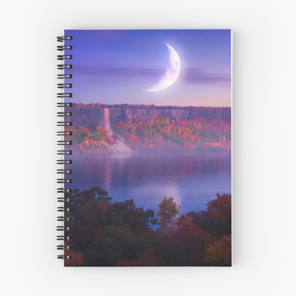 Item preview, Hudson River Nocturne - Palisades Autumn's Crescent designed and sold by CleverCulture.