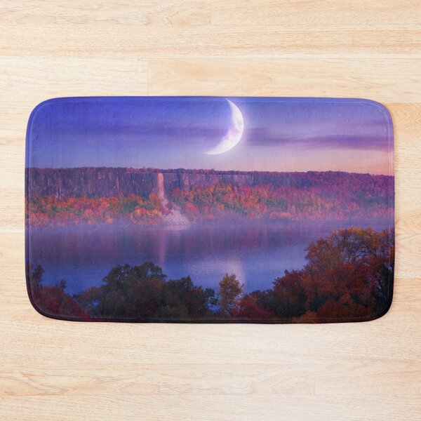 Item preview, Hudson River Nocturne - Palisades Autumn's Crescent designed and sold by CleverCulture.
