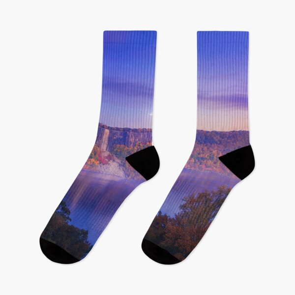 Item preview, Hudson River Nocturne - Palisades Autumn's Crescent designed and sold by CleverCulture.