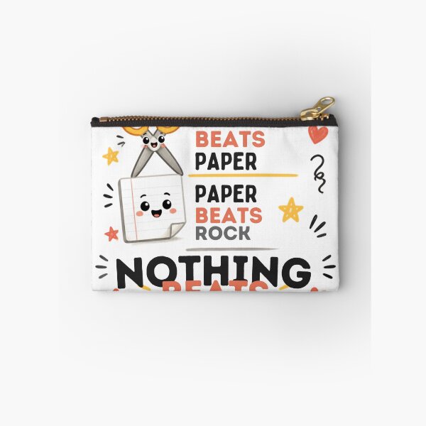Item preview, Nothing Beats Reading Rock Paper Scissors Cute Teacher designed and sold by Worn & Witty.
