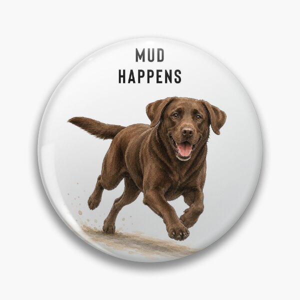 Item preview, Mud Happens Labrador Retriever | Labrador Watercolor Gift designed and sold by PAPIRO SIGLO XXI.