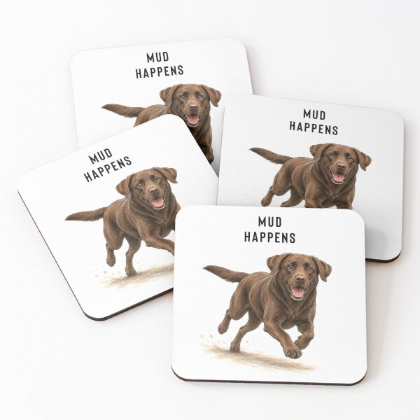 Item preview, Mud Happens Labrador Retriever | Labrador Watercolor Gift designed and sold by PAPIRO SIGLO XXI.
