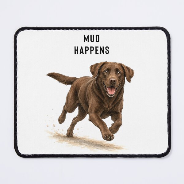 Item preview, Mud Happens Labrador Retriever | Labrador Watercolor Gift designed and sold by PAPIRO SIGLO XXI.