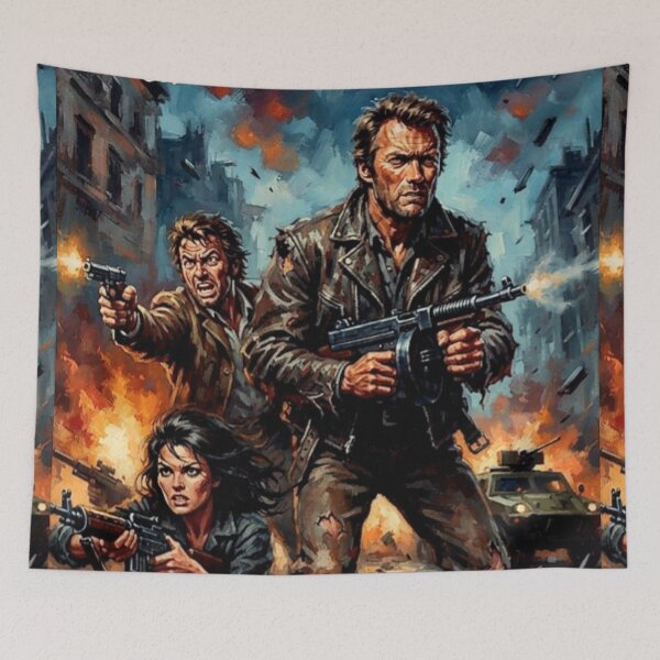 Item preview, The Furious Action Thriller Fine Art Tribute designed and sold by Art's Diner.