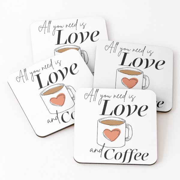 Item preview, All You Need Is Love and Coffee Cute Mug Heart designed and sold by HYPNK.