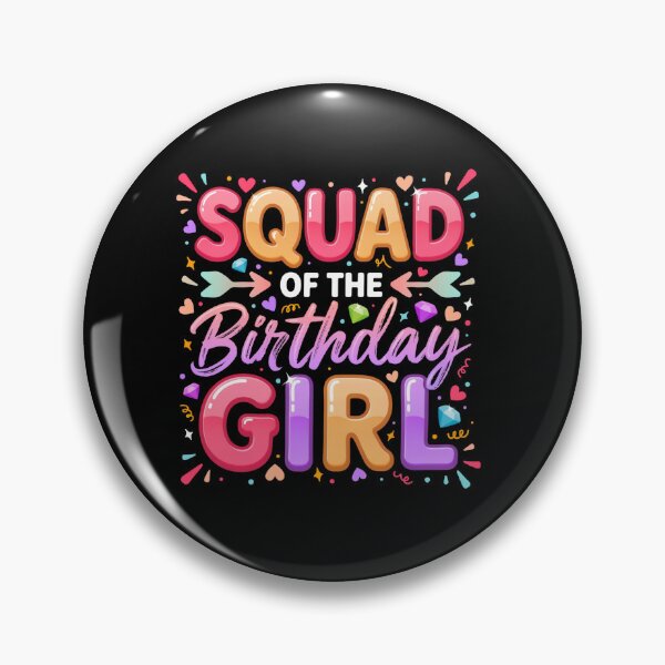 Item preview, Squad of The Birthday for Girl Cute Kawaii Bday Girl  designed and sold by ZACK ART.