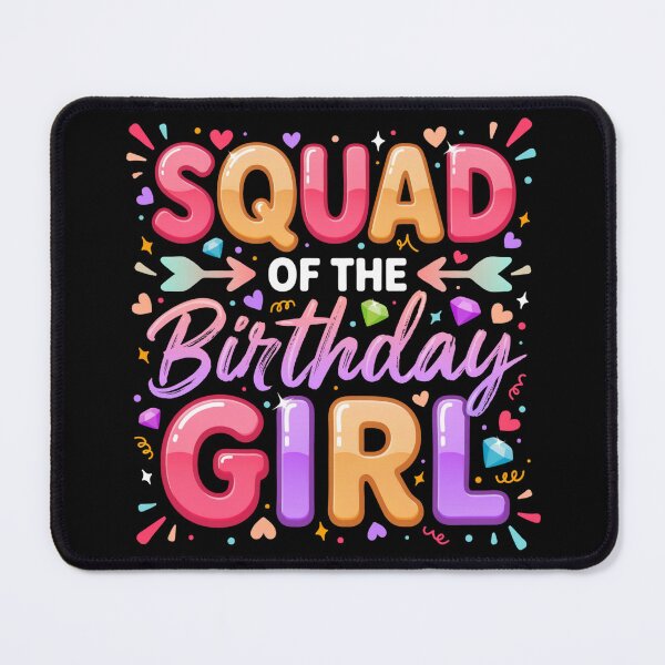 Item preview, Squad of The Birthday for Girl Cute Kawaii Bday Girl  designed and sold by ZACK ART.